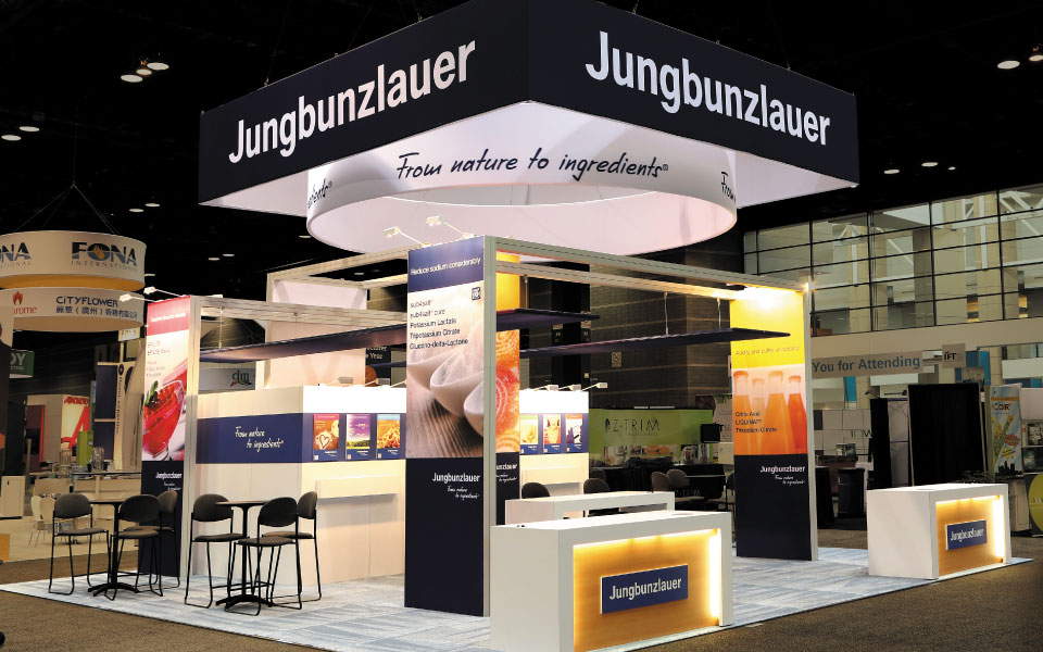 20x20 Trade Show Booth | Jungbunzlauer