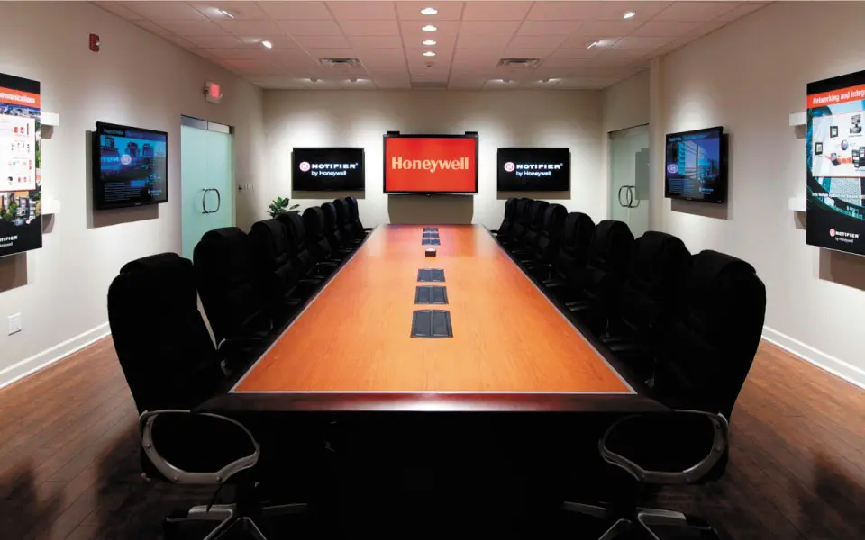 Honeywell Brand Experience Center | Corporate Boardroom | DisplayCraft