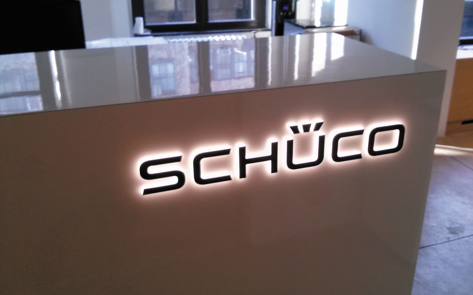 Schuco product showroom design view 3