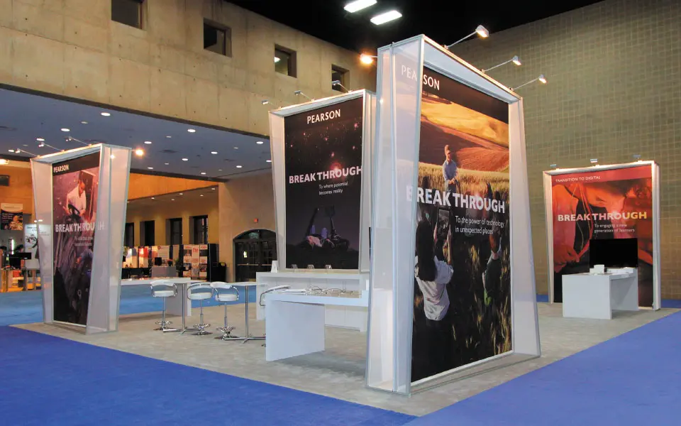 Pearson Rental Trade Show Booth | DisplayCraft